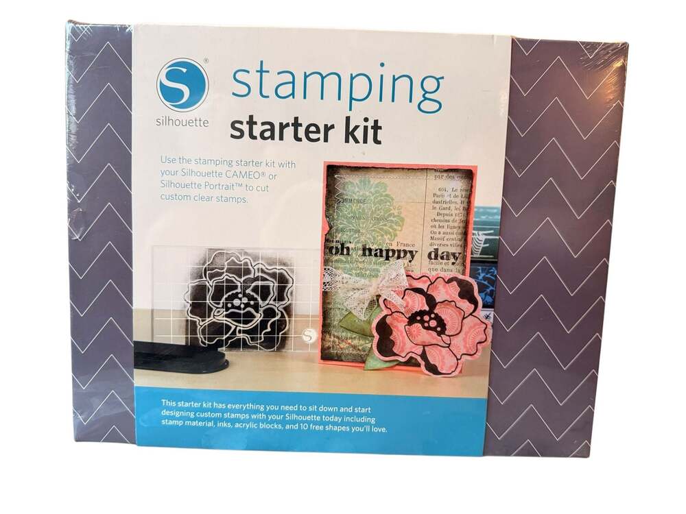 Silhouette Stamping Starter Kit for Custom Stamps